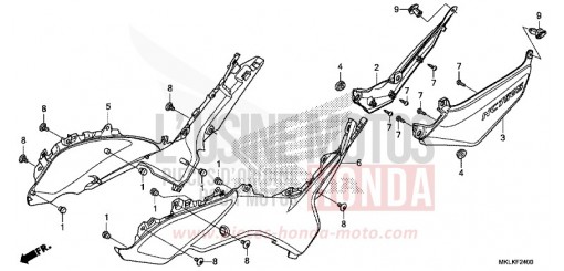 COPERTURA LATERALE NC750SDK di 2019